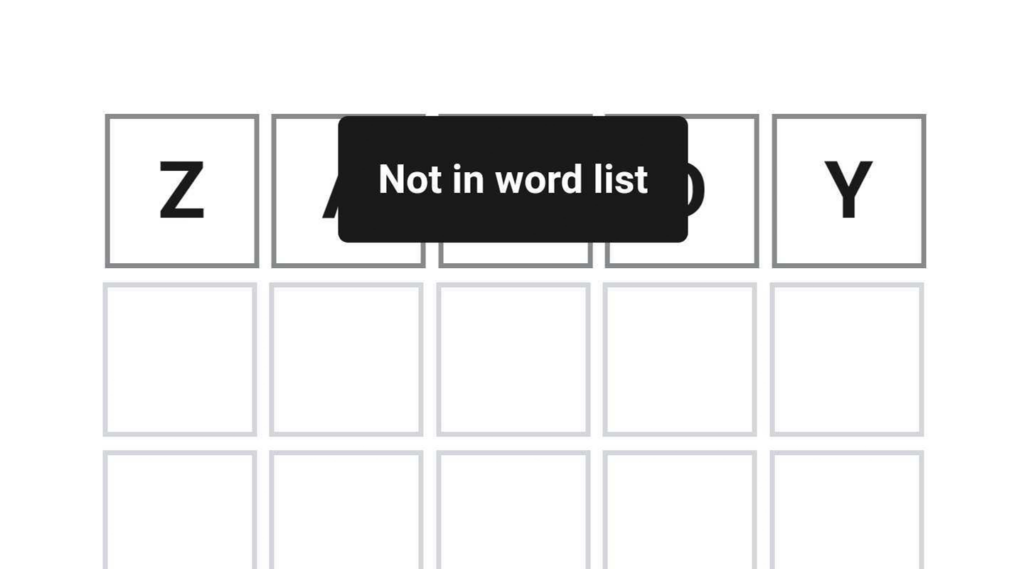 Wordle Error Guide – Was bedeutet nicht in der Wortliste?