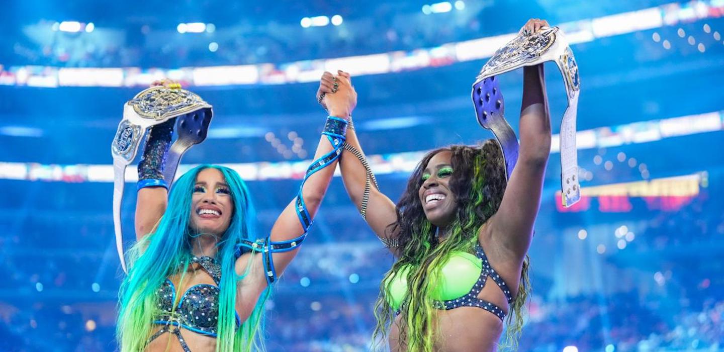 WWE Sasha Banks Naomi WrestleMania