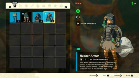 How to get Rubber Armour in Zelda: Tears of the Kingdom - Map location