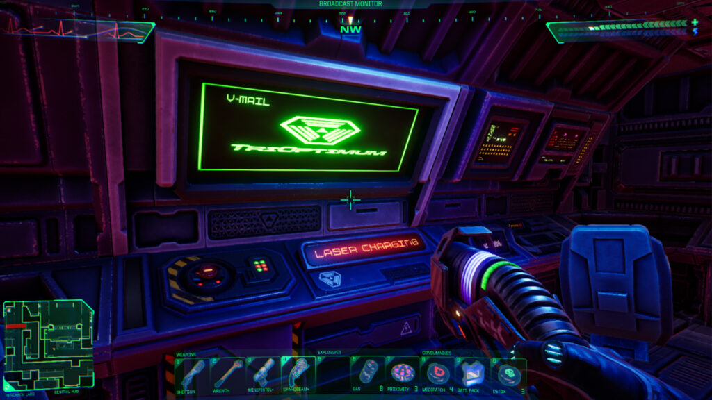 How to turn off the mining laser's failsafe in System Shock