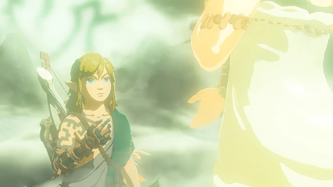 Link spricht mit Zelda in Tears of the Kingdom