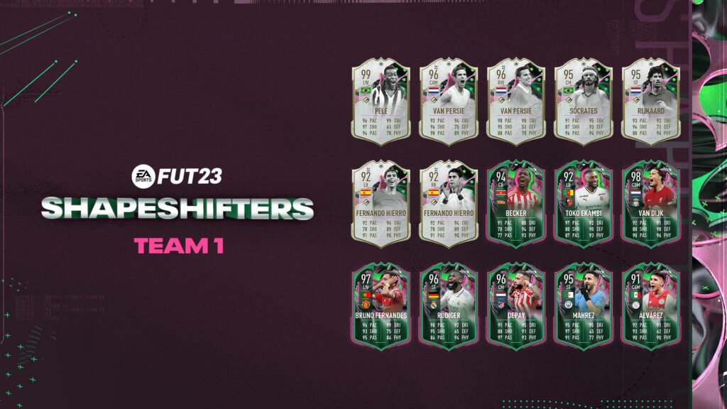 FIFA 23 FUT Shapeshifters promo players: Pele, Van Dijk, Mahrez