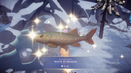 Where to get White Sturgeon in Disney Dreamlight Valley: Best fishing spots