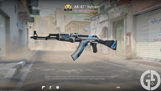 Bild des AK-47 Vulcan-Skins in CS2