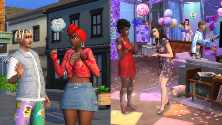 The Sims 4 Party Essentials & Urban Homage Kits release date, CAS & Build/Buy items