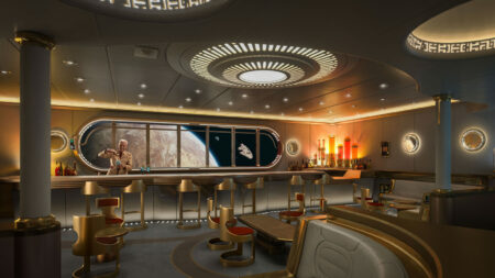 Heute gab Disney die Getränkekarte für die Star Wars Bar auf seinem neuen Kreuzfahrtschiff bekannt, darunter den 5.000 Dollar teuren Kaiburr Crystal Cocktail.  Was sind seine Inhaltsstoffe?