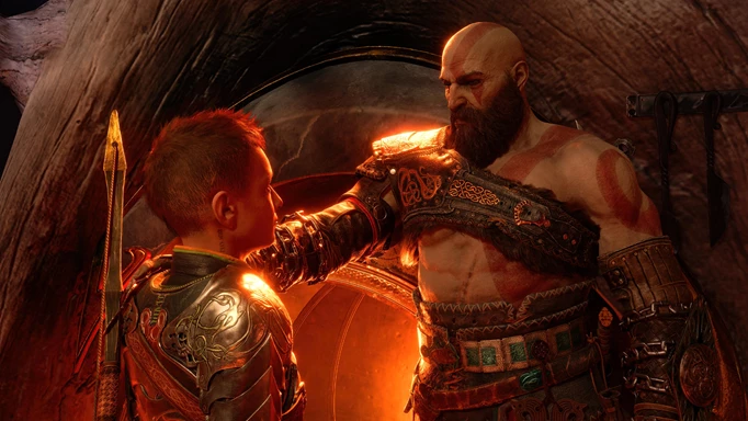 God of War Ragnarok Rezension Atreus Kratos