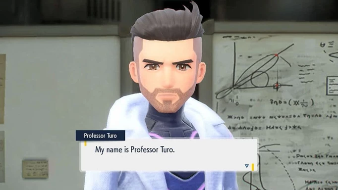 Professor Turo - Pokemon Scharlachrote und violette Charaktere