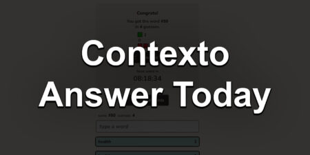 Contexto Answer Today: Tuesday 15 November 2022