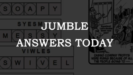 Jumble Answers Today: Tuesday 15 November 2022