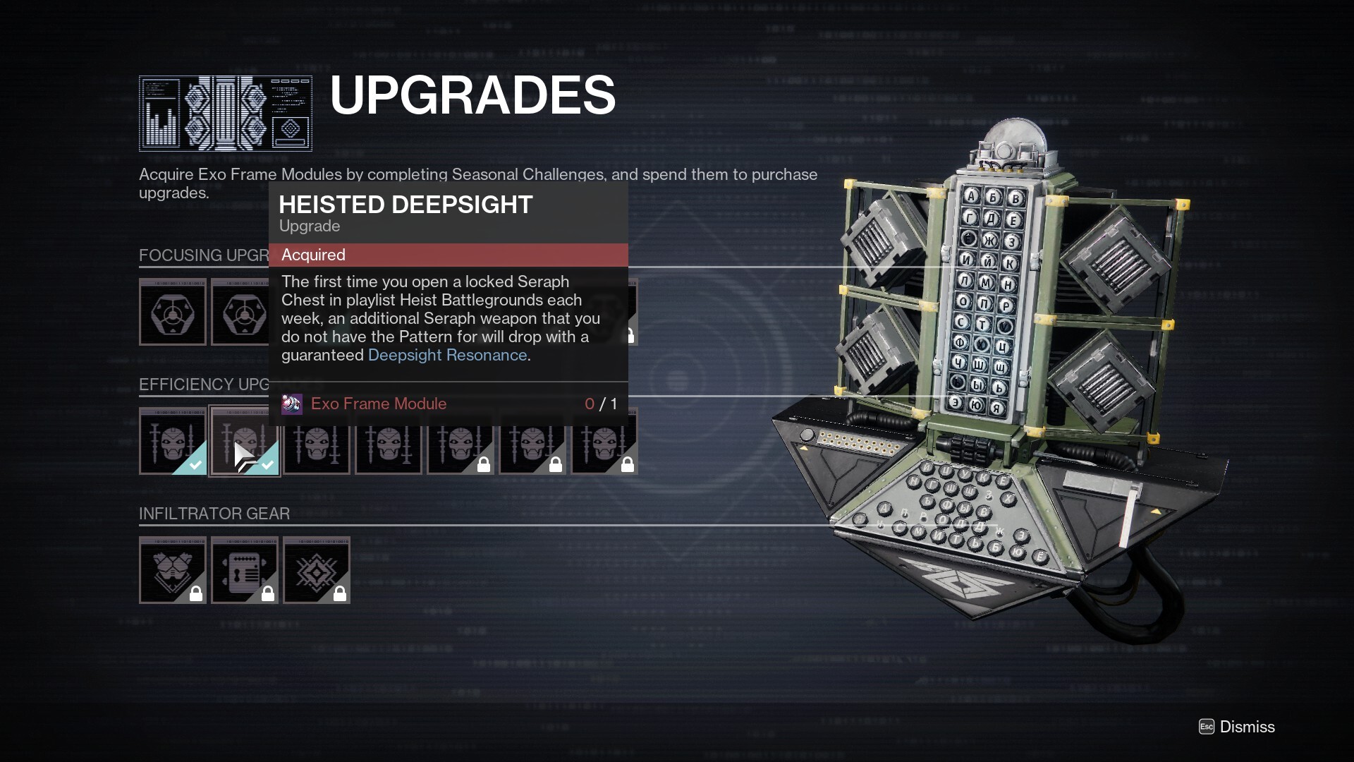 Destiny 2 Seraphic Deepsight-Waffe