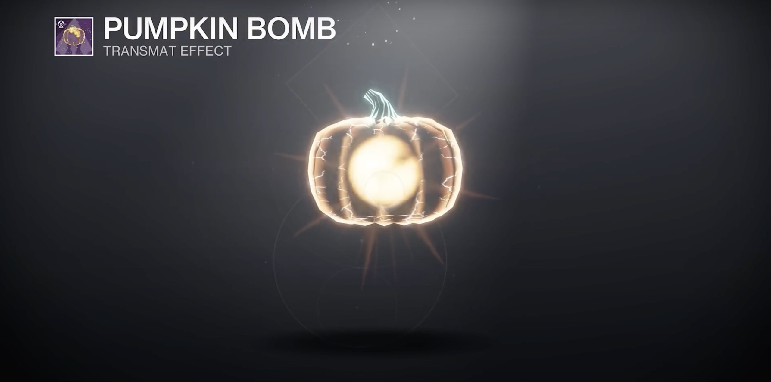 Destiny 2 Rarest Transmat Effects Pumpkin Bomb