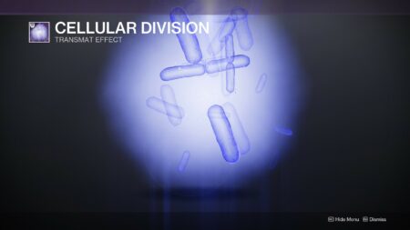 Destiny 2 Rarest Transmat Effects Cellular Division