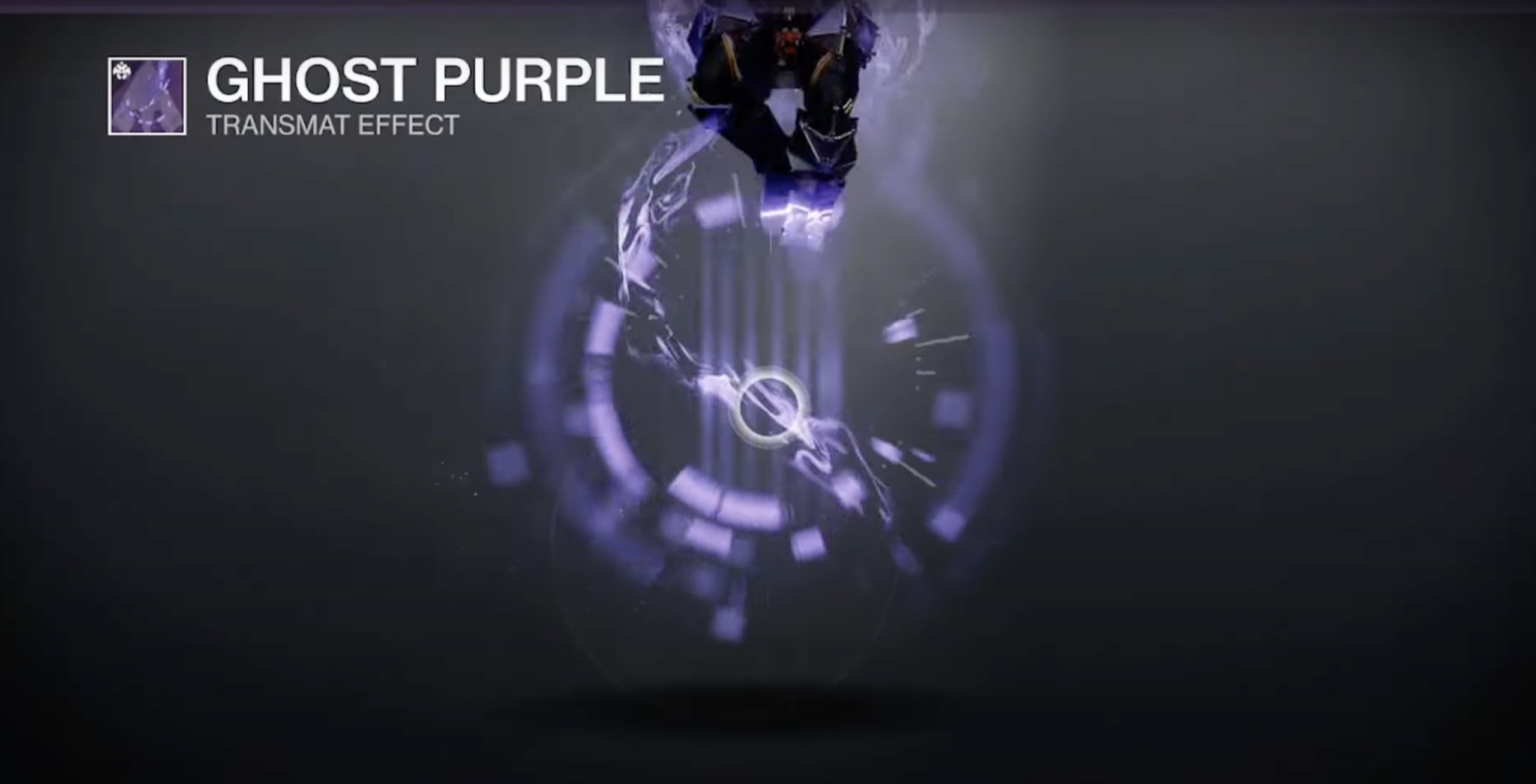 Destiny 2 Rarest Transmat Effects Ghost Purple