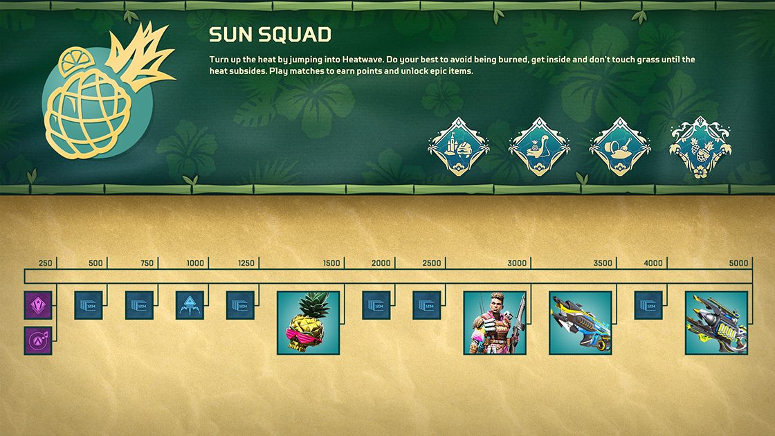 Apex Legends Sun Squad-Punkte