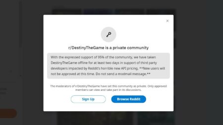 Destiny 2-Subreddits sind wegen Reddit-Blackout nicht verfügbar