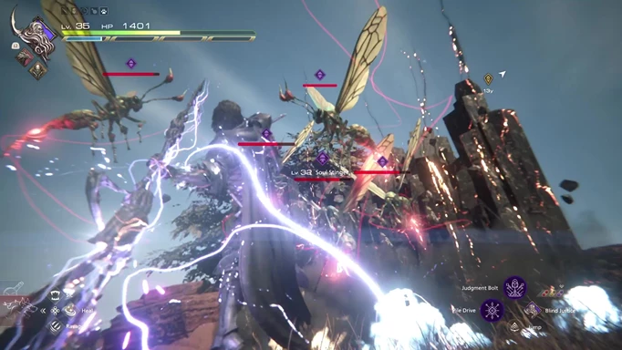 Battle the Soul Stingers jagen Notorious Mark in Final Fantasy 16
