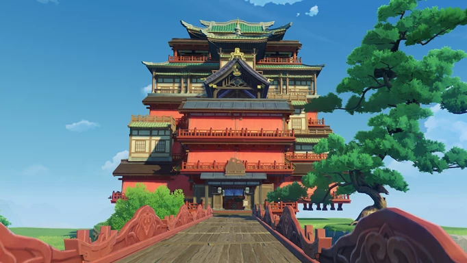 Genshin Impact Serenitea Pot-Realm inspiriert von Studio Ghibli