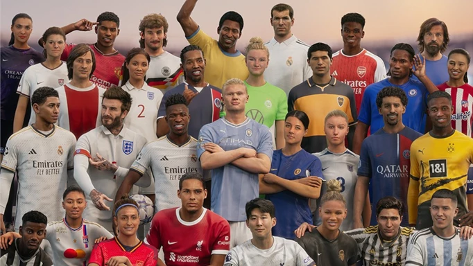 Bild der Spieler auf dem Cover der EA Sports FC 24 Ultimate Edition