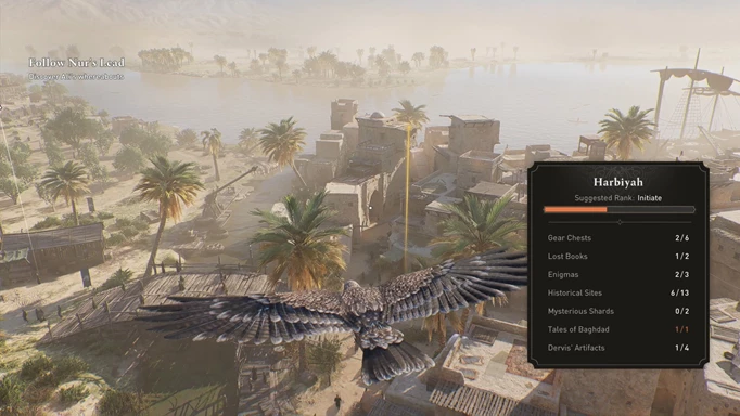 Verwenden von Enkidu, um Dervis' Artefakte in Assassin's Creed: Mirage zu finden