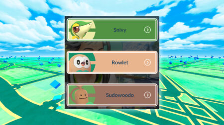 Pokemon GO choose a path: Snivy, Rowlet, or Sudowoodo?