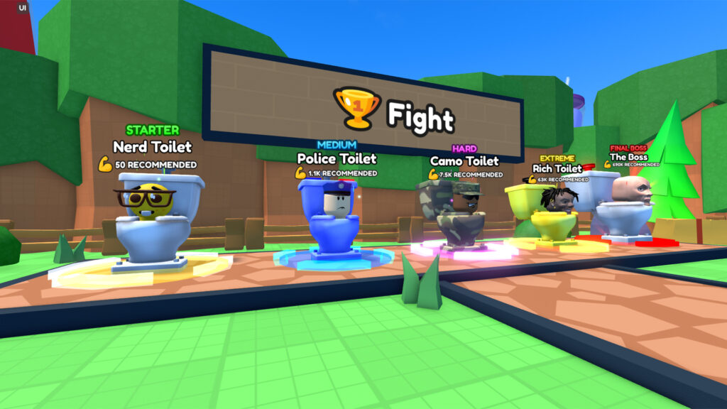 Toilet Battle Simulator codes for free potions & pets in October 2023