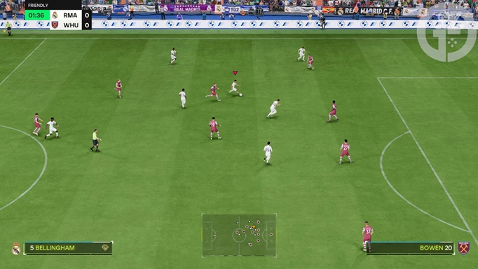 Bild eines Spiels in EA FC 24