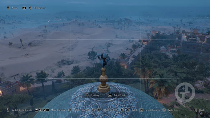 ein Bild des Fotomodus in Assassin's Creed Mirage