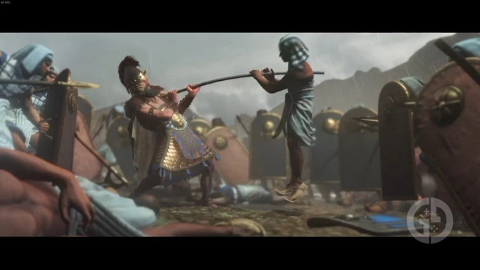 ein Screenshot einer Schlacht aus einem Total War PHARAOH-Film