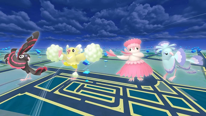 Glänzendes Oricorio bildet sich in Pokemon GO
