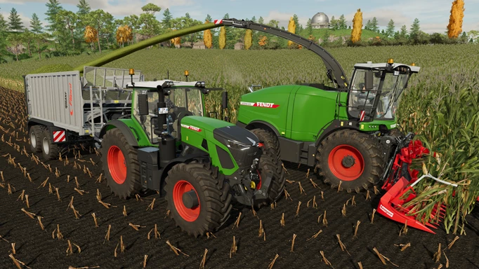 ein Traktor im Landwirtschafts-Simulator 22
