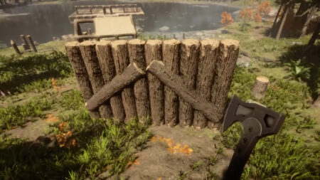 How to make a gate in a defensive wall in Sons of the Forest