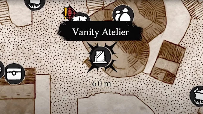 Ein Vanity Atelier auf der Karte im Spiel in Skull and Bones