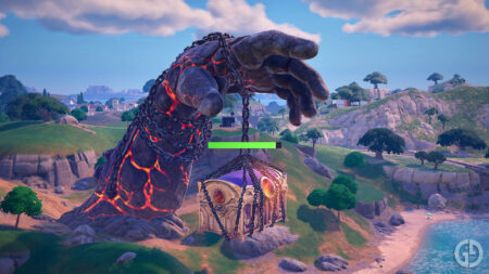 A giant hand has appeared on the Fortnite map - here's why