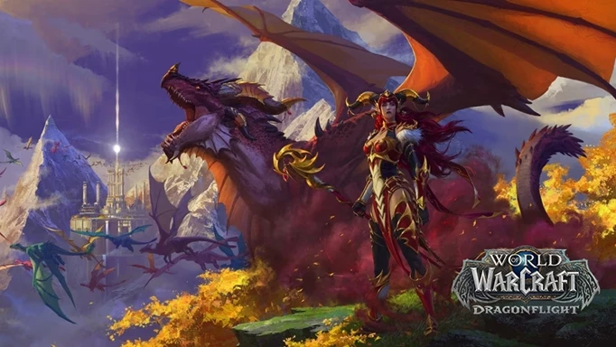 World of Warcraft Dragonflight-Kunst