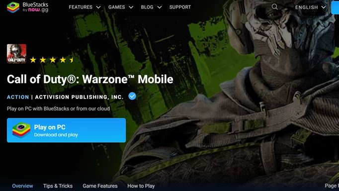 Warzone Mobile in der Bluestacks-App