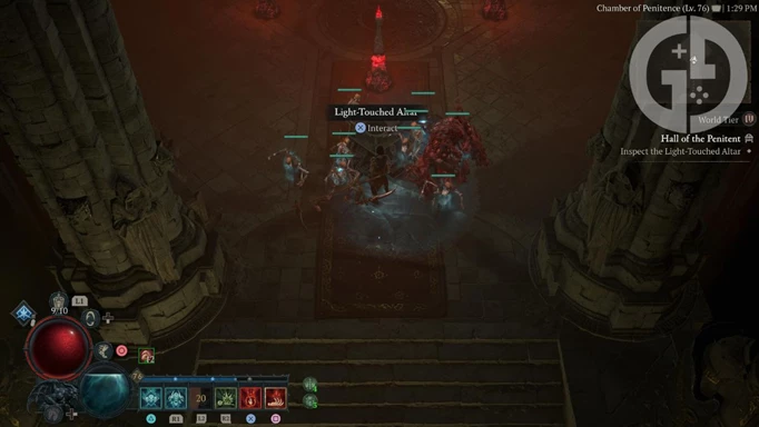 Diablo 4 Lichtberührter Altar